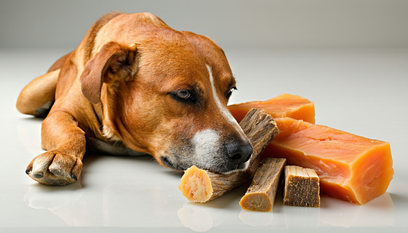 Natürlichen Hundekauartikeln