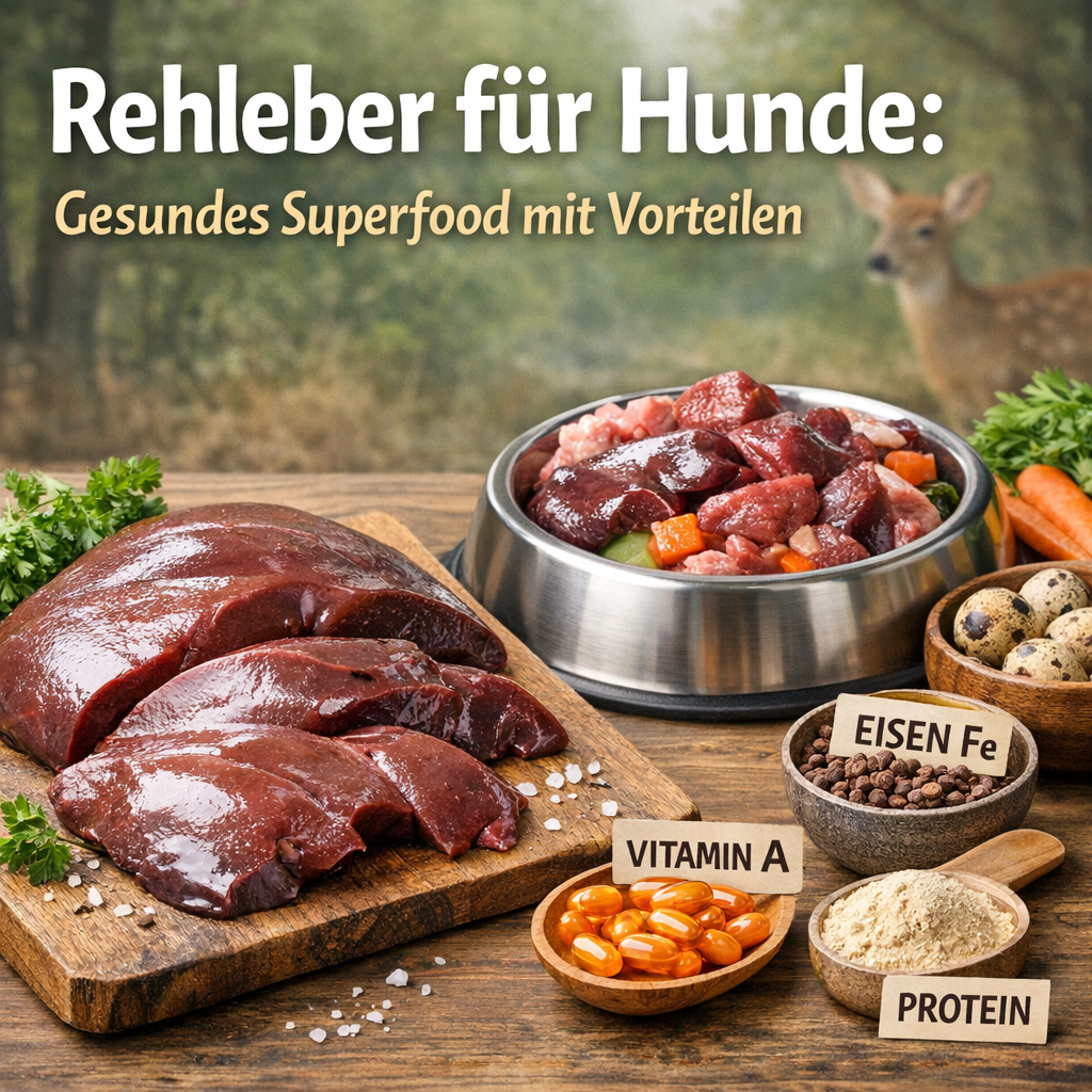 Rehleber für Hunde: Gesundes Superfood mit Vorteilen