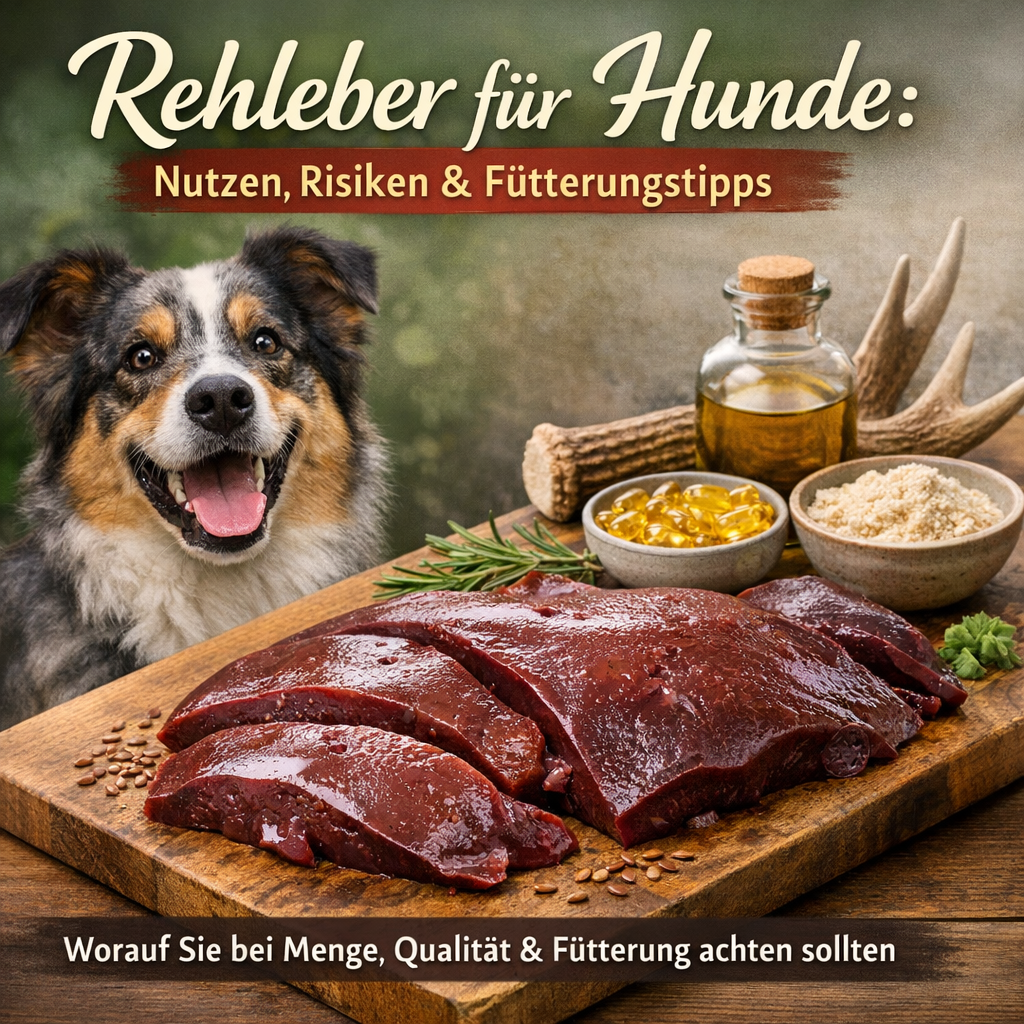 Rehleber für Hunde: Nutzen, Risiken & Fütterungstipps