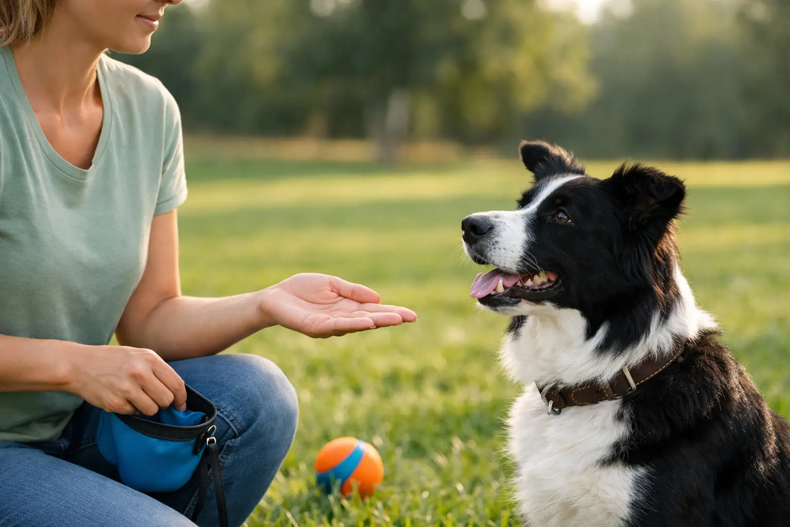 Belohnung ohne Krümel im Hundetraining