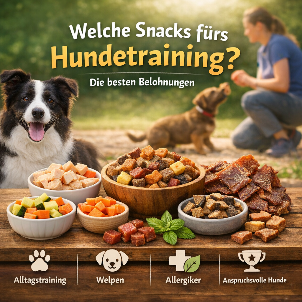 Welche Snacks fürs Hundetraining? Die besten Belohnungen