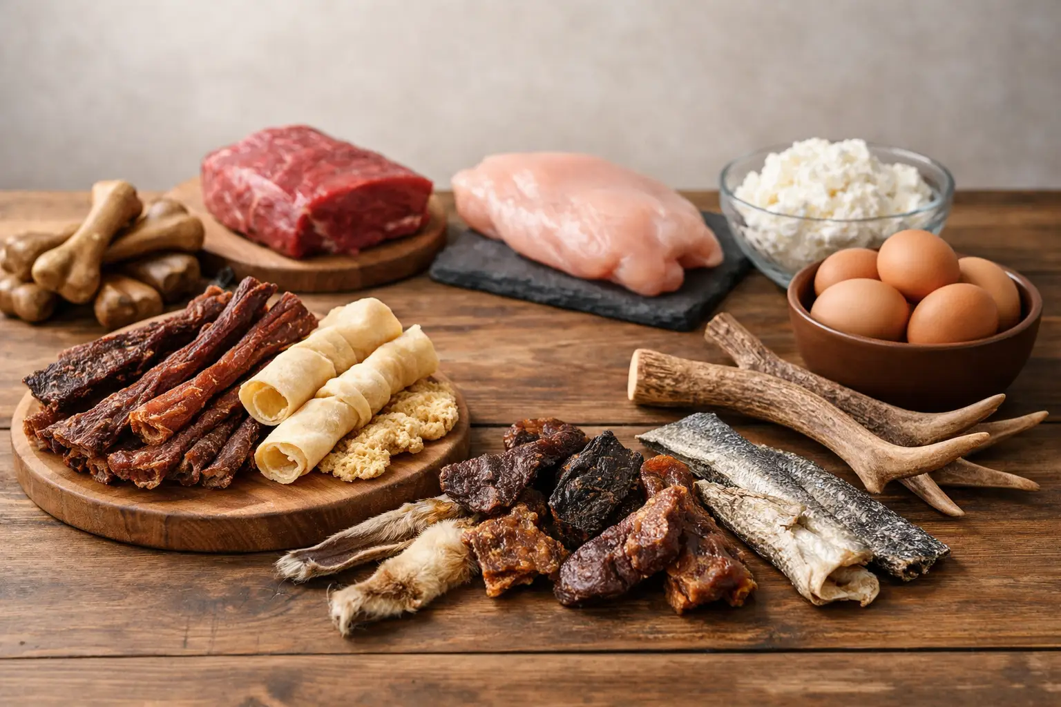 Hunde Kauartikel nach Protein wählen