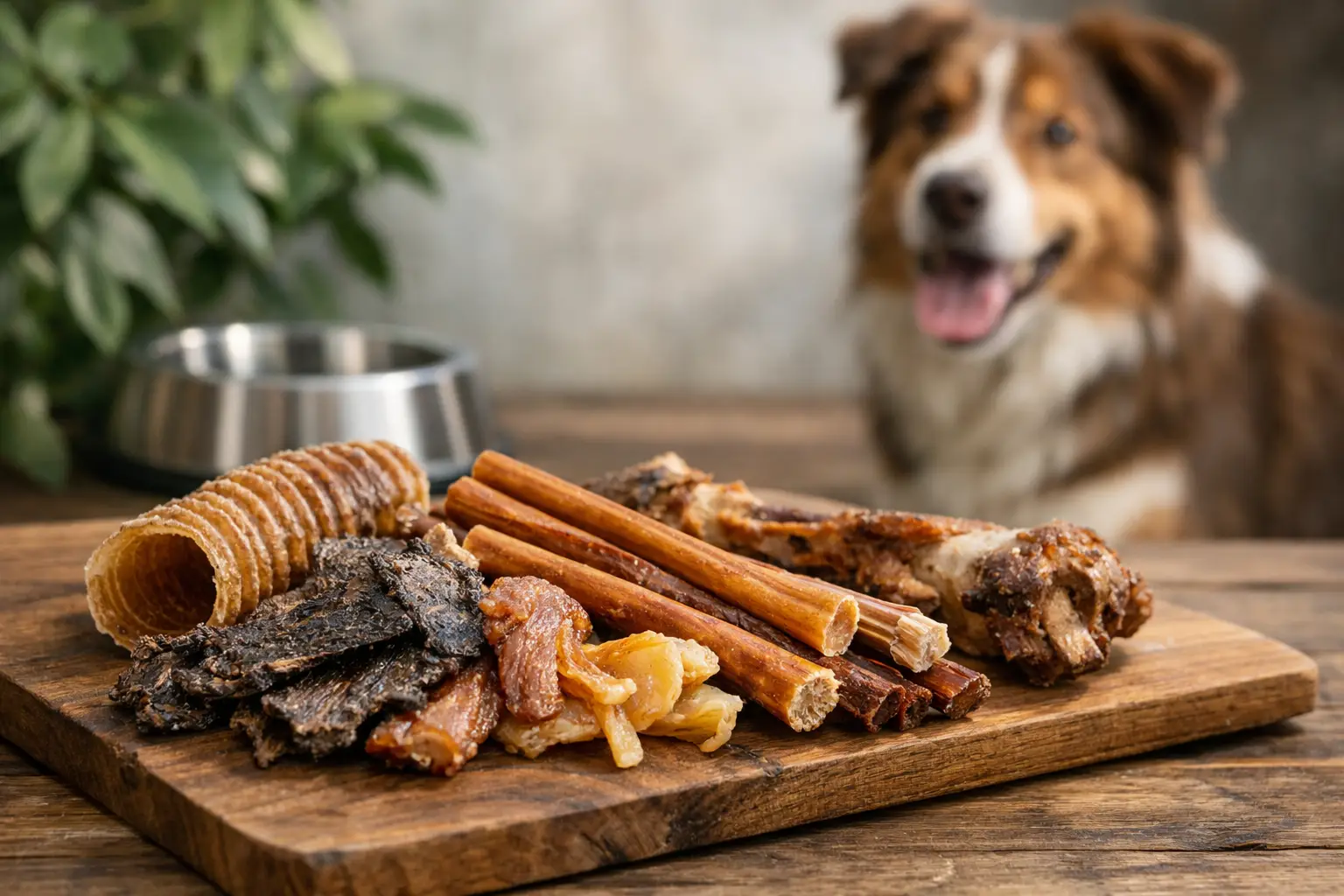Kauartikel ohne Zusatzstoffe für Hunde