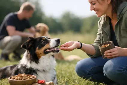 Natürliche Belohnung beim Hundetraining