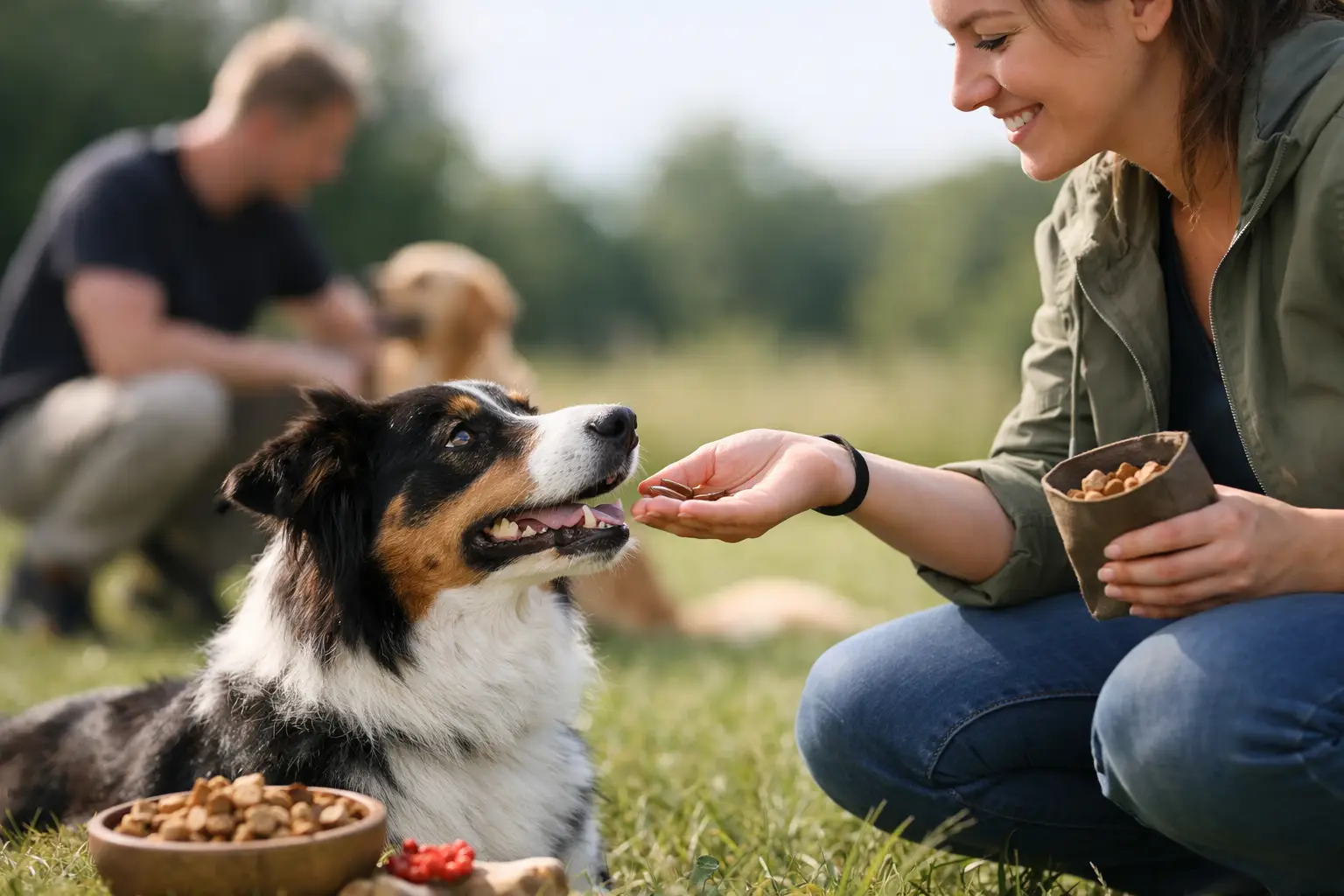 Natürliche Belohnung beim Hundetraining