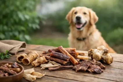 Natürliche Kauartikel für Hunde wählen