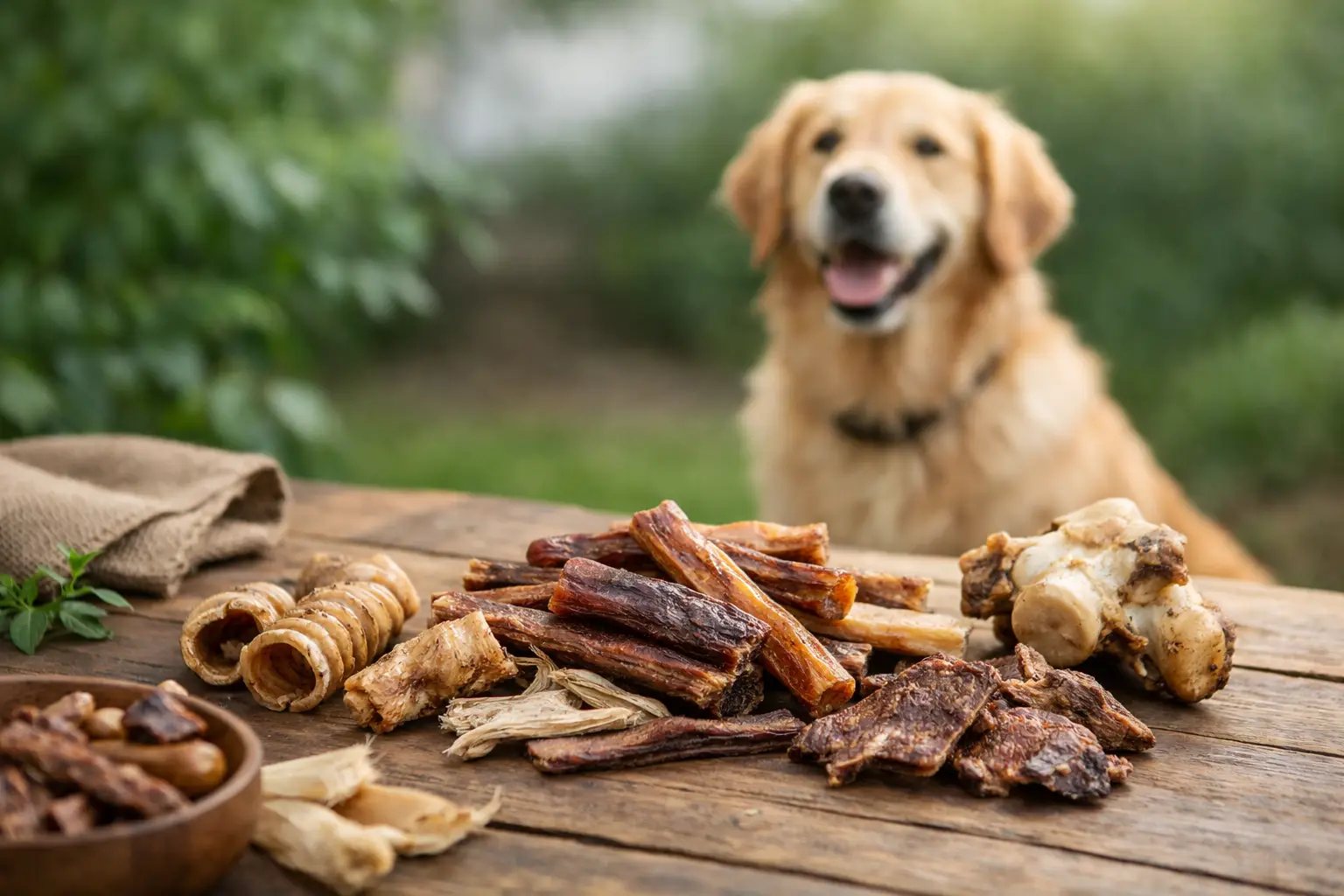 Natürliche Kauartikel für Hunde wählen