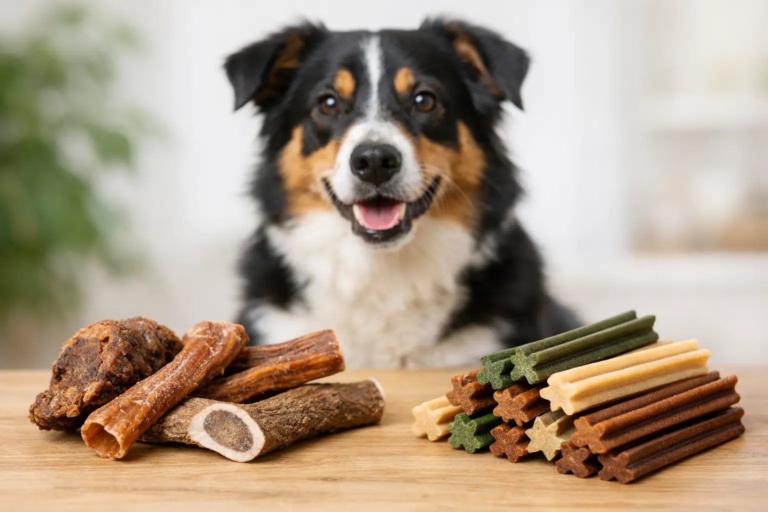 Naturkausnack oder Dentalstick beim Hund?