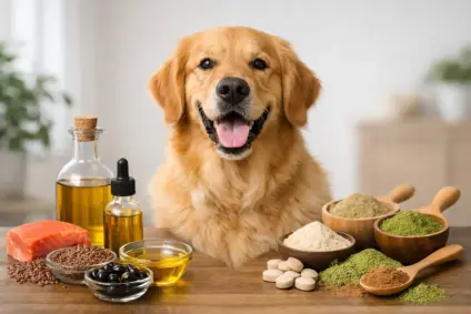 Öle oder Pulver für Hund-Ergänzung?