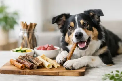 Kauartikel bei Ausschlussdiät beim Hund