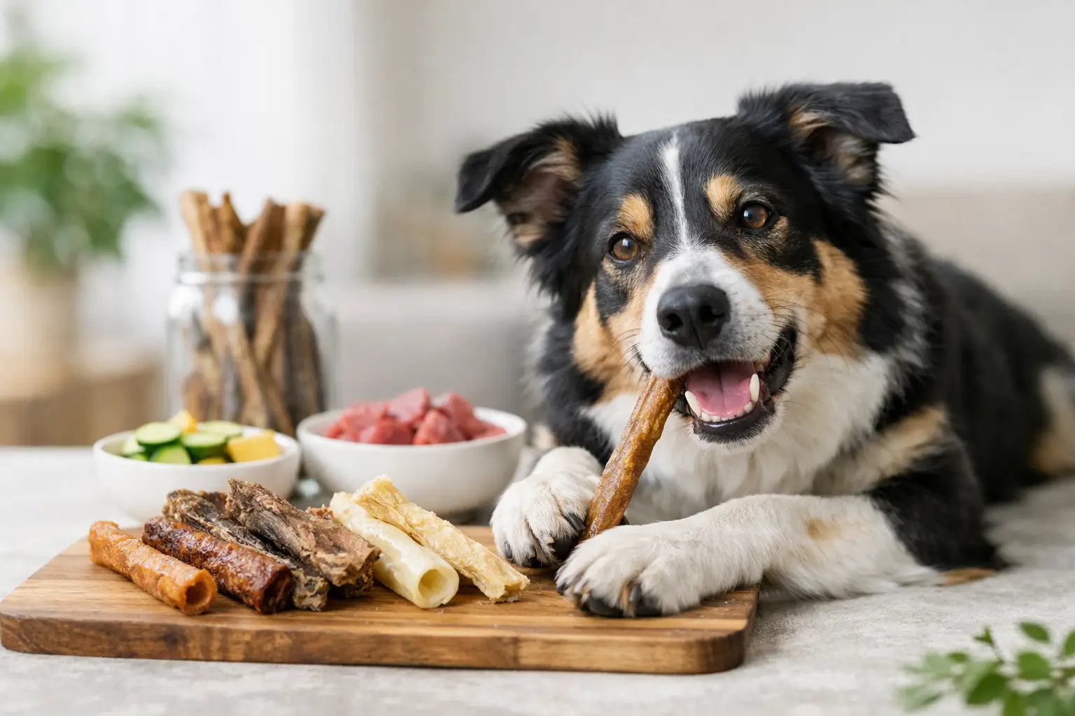 Kauartikel bei Ausschlussdiät beim Hund