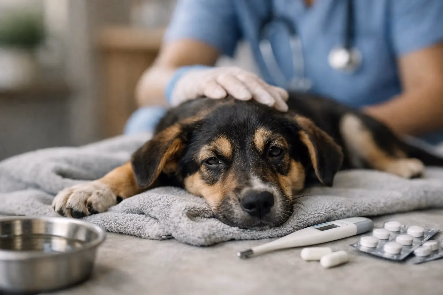 Parvose beim Hund: Symptome früh erkennen