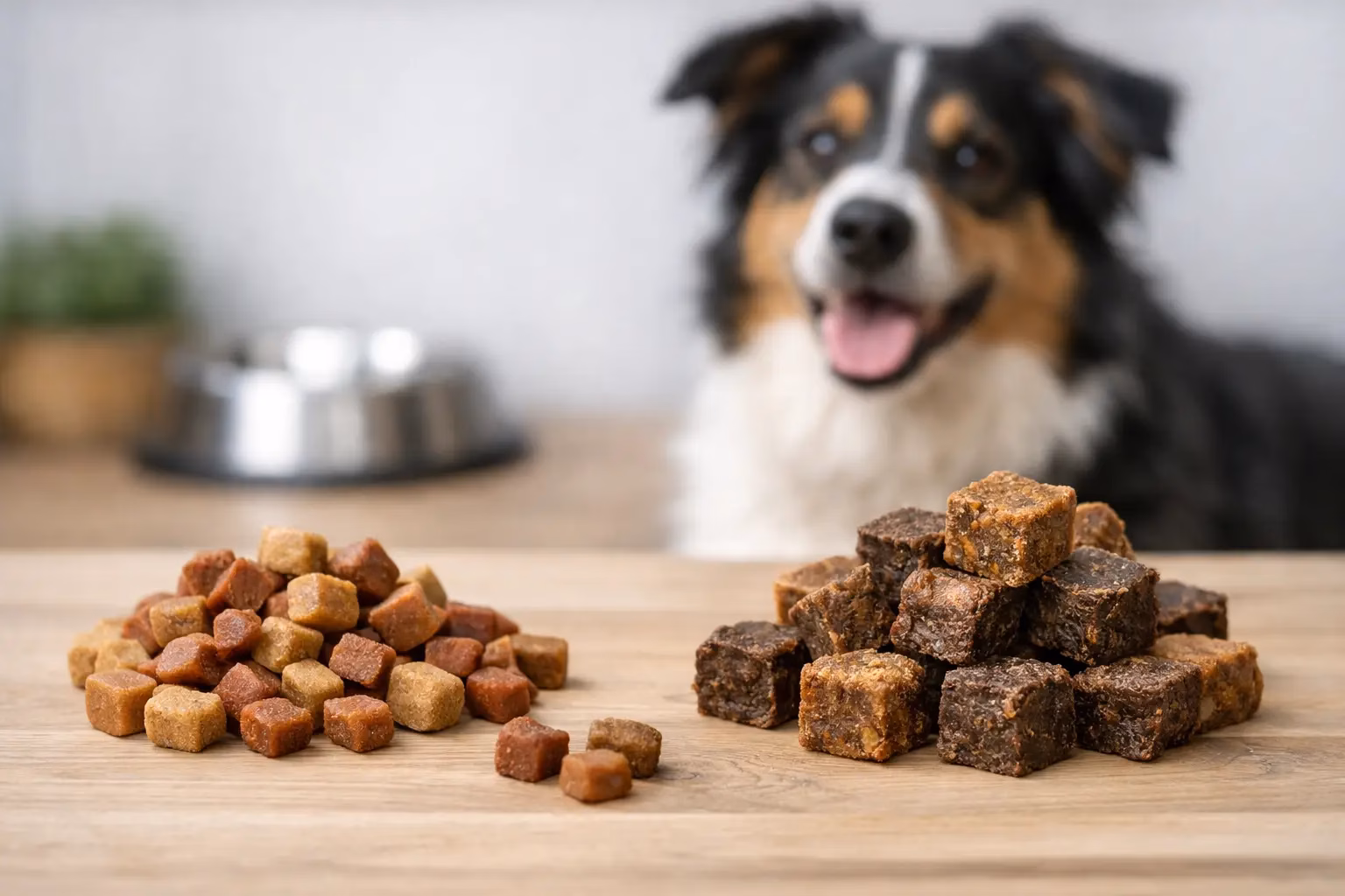Trainingshappen oder Kauwürfel für Hunde?