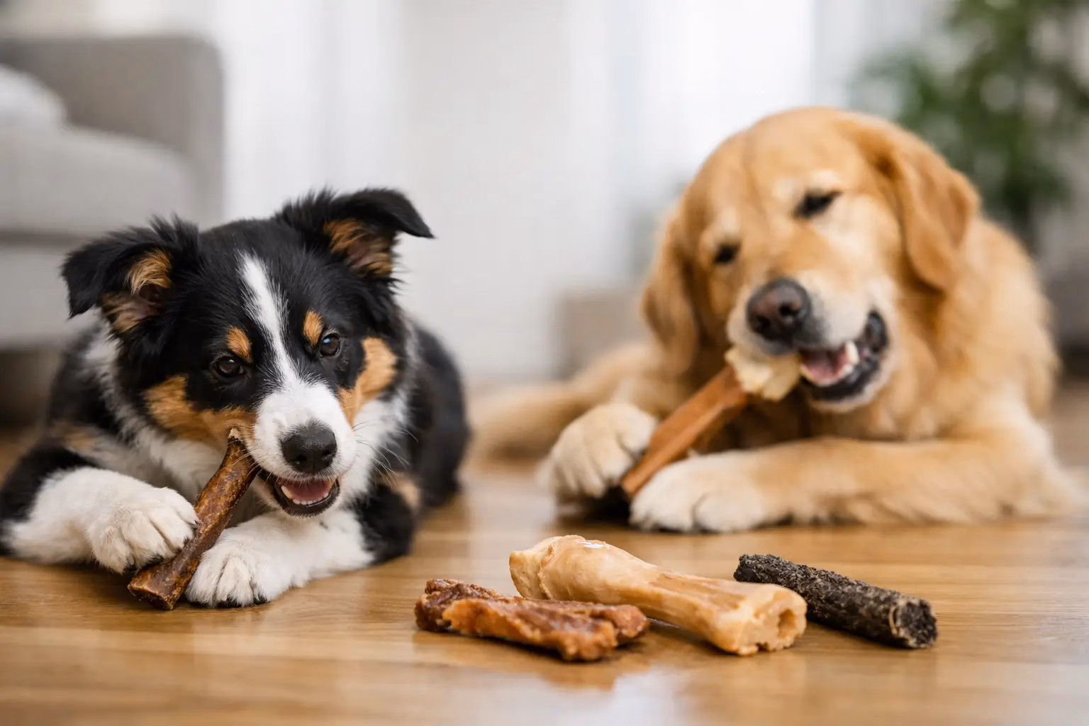 Wie gewöhne ich Hunde ans Kauen?