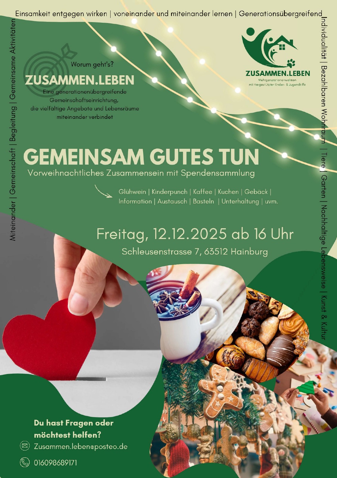 CEO Robert Schmitt nimmt an der vorweihnachtlichen Wohltätigkeitsveranstaltung in Hainburg teil.