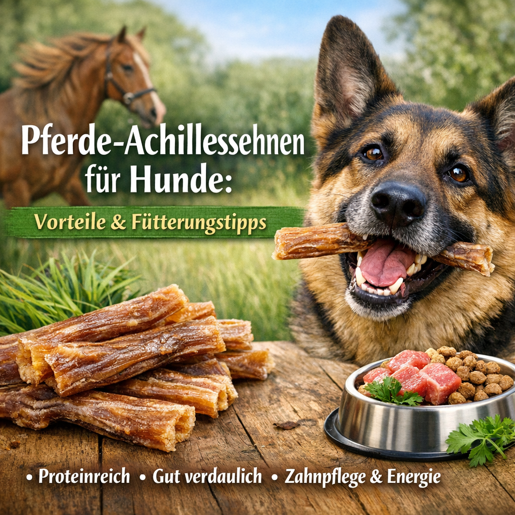 Pferde-Achillessehnen für Hunde: Vorteile & Fütterungstipps