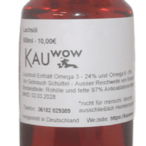 Lachsöl für hunde