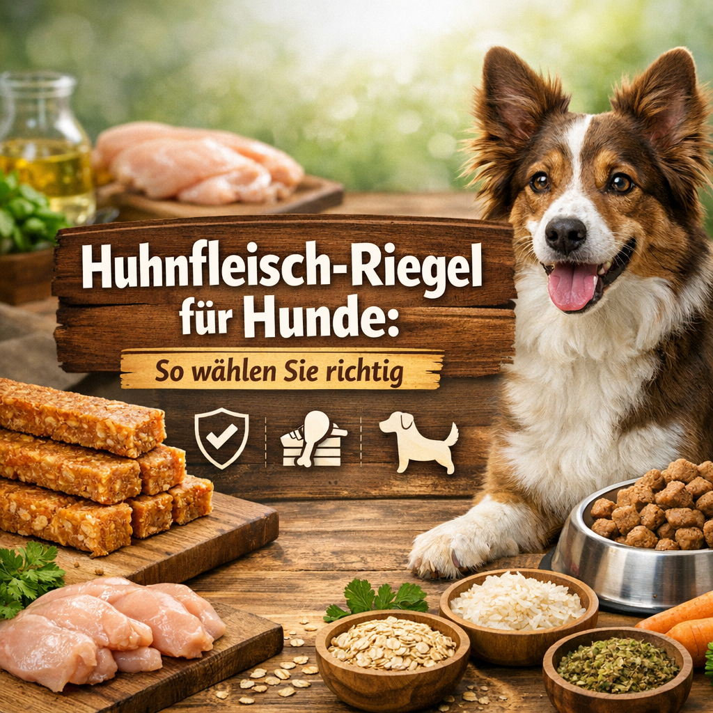 Huhnfleisch-Riegel für Hunde: So wählen Sie richtig