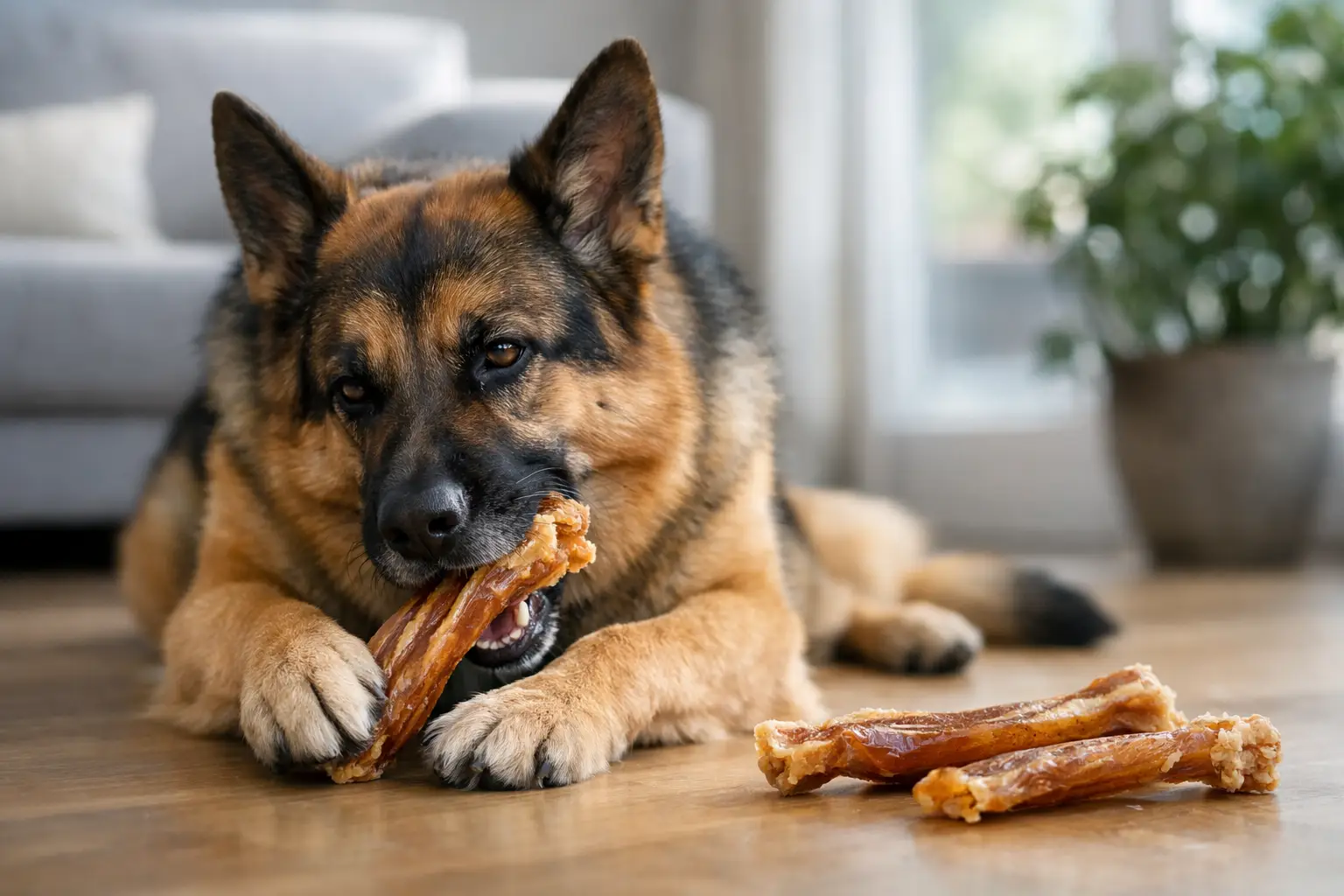 Achillessehne beim Hund - wie lange kauen?