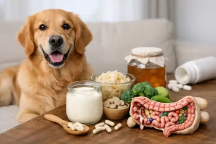 Beispiel Darmaufbau nach Antibiotika beim Hund