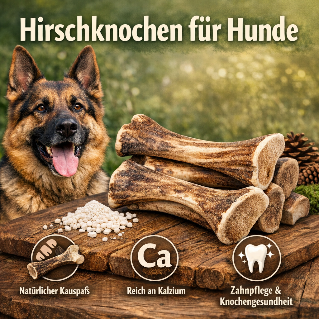 Hirschknochen für Hunde