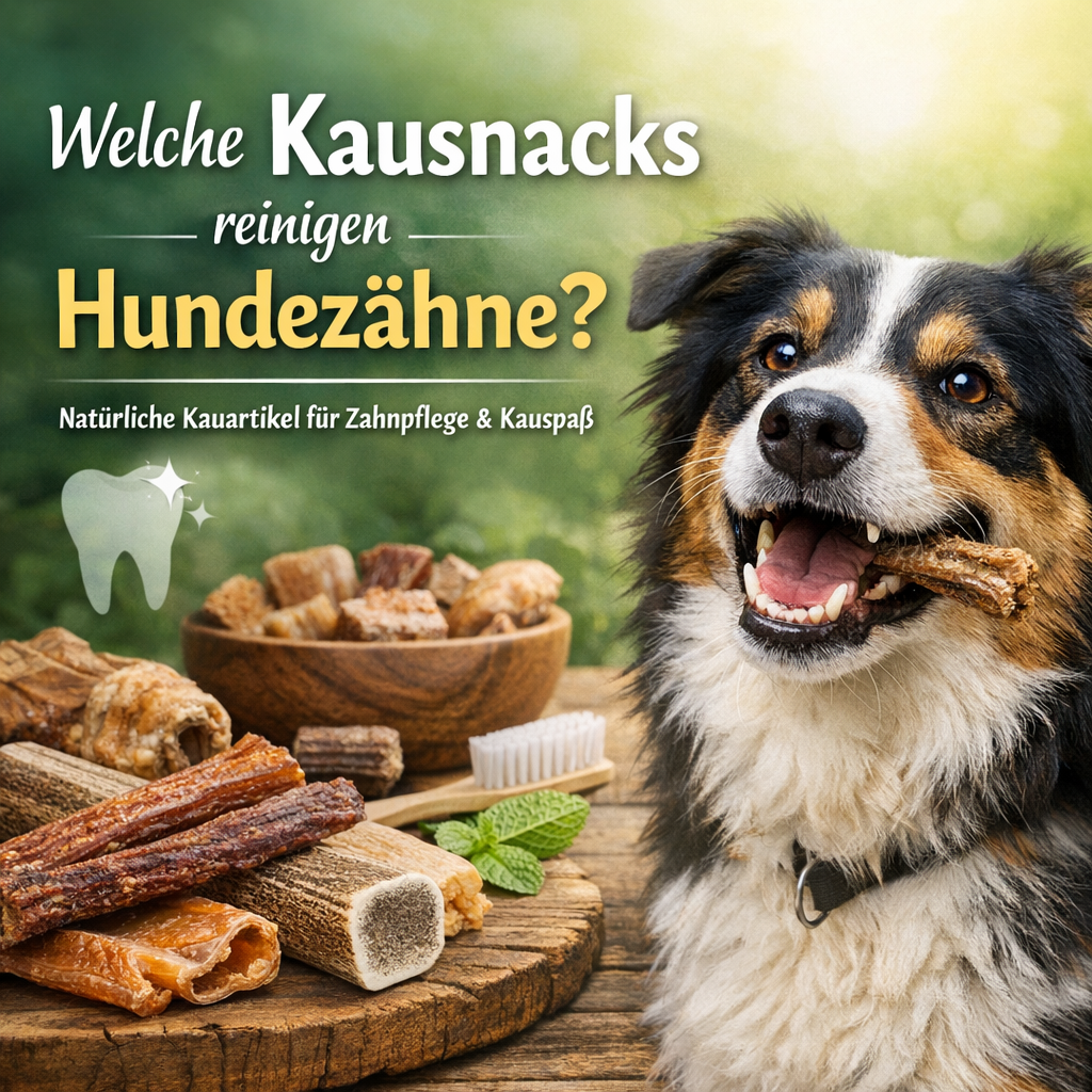 Welche Kausnacks reinigen Hundezähne?