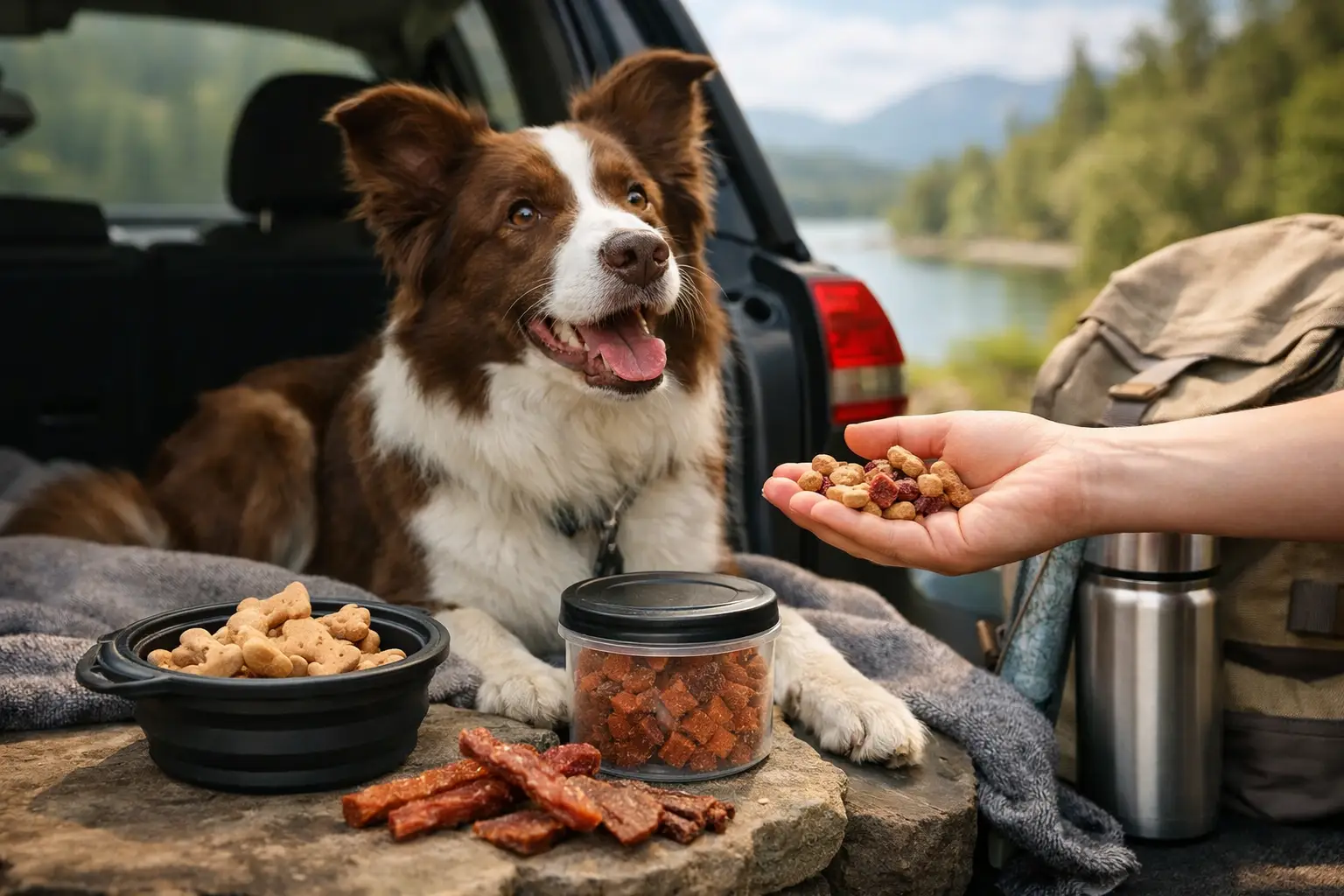 Die besten Hundesnacks für unterwegs