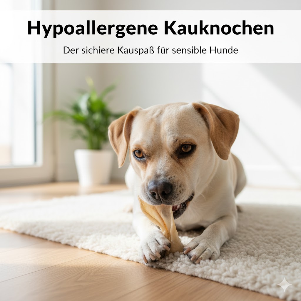 hypoallergene kauknochen hund.