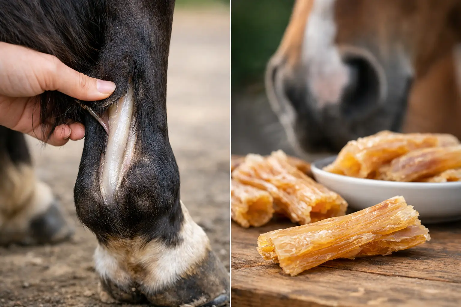 Pferde-Achillessehne: Wunderwerk für die Zähne?