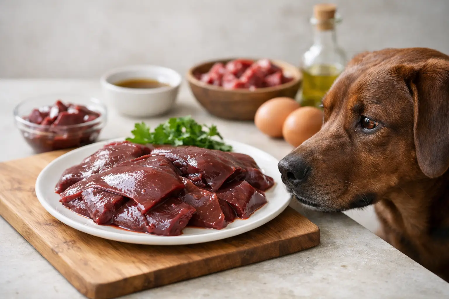 Rinderleber für den Hund gesund?