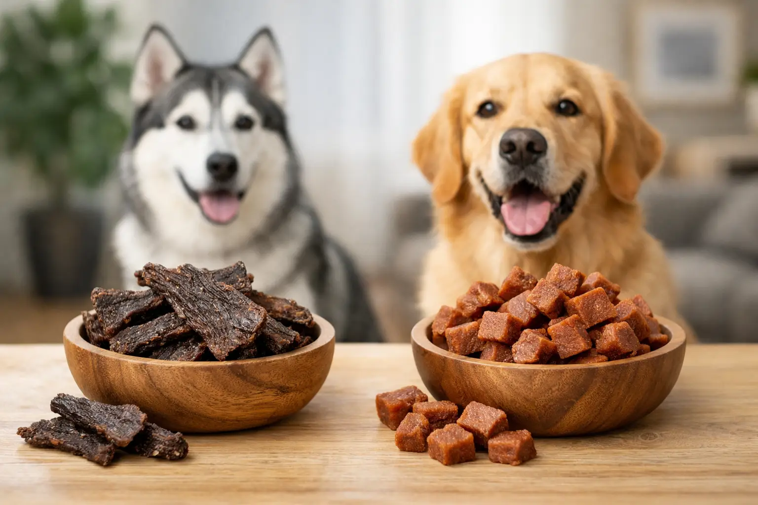Trockenfleisch oder Softsnack für den Hund?