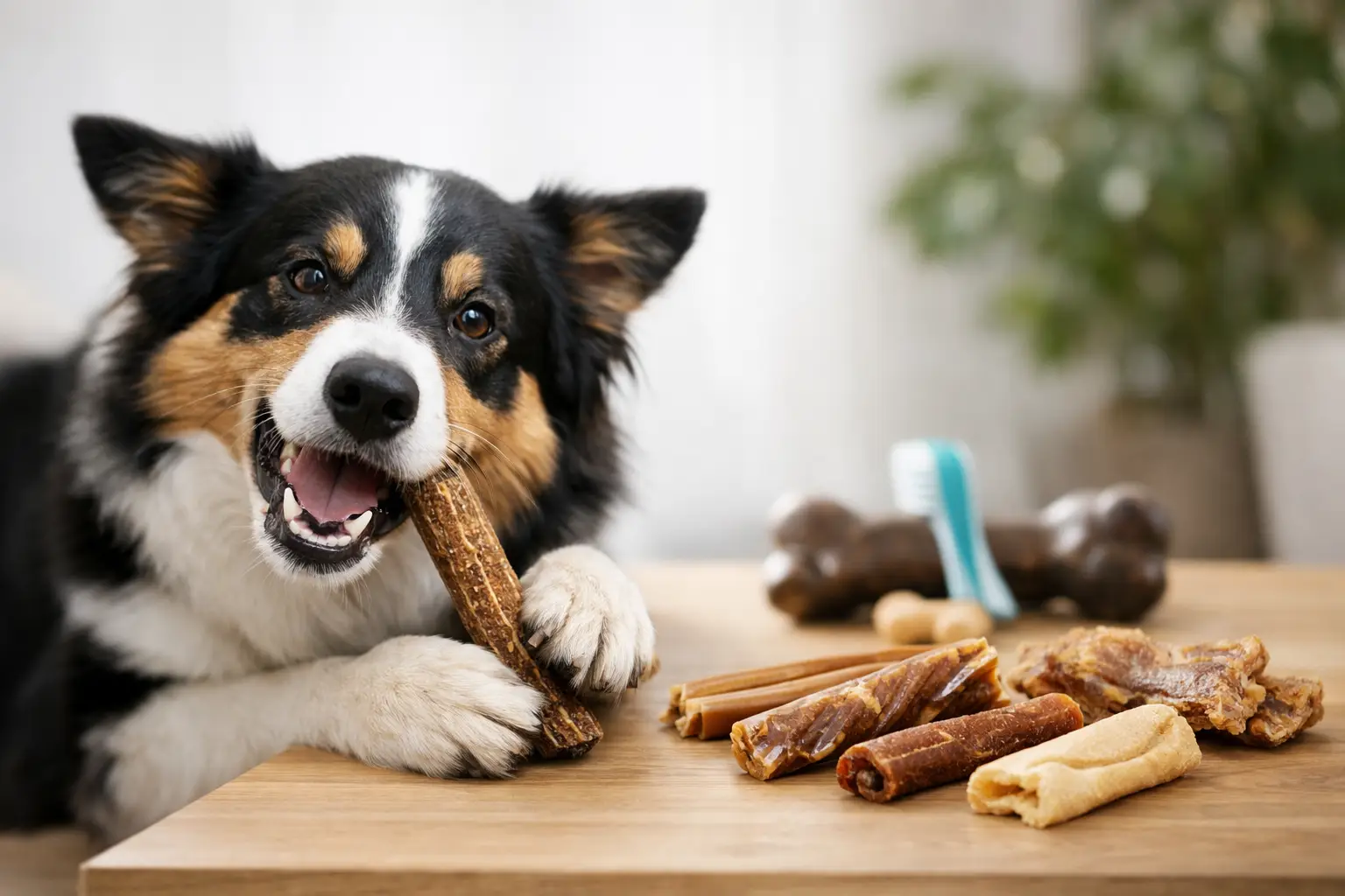 Welche Kausnacks reinigen Hundezähne?